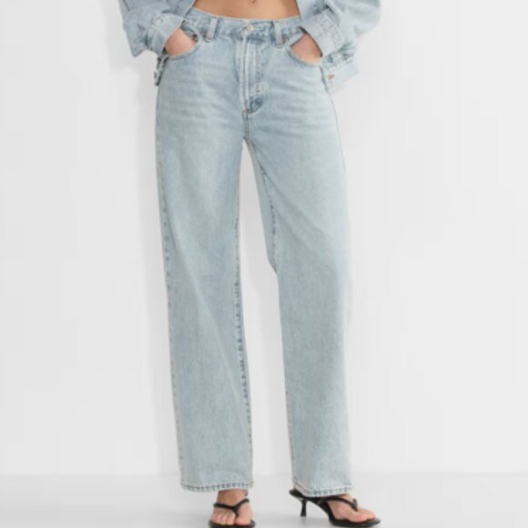 DENIM FORUM The Farrah Hi-rise Wide Jean - Size 24 - Picture 1 of 7